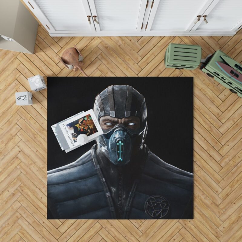 Sub Zero Mortal Kombat x PC Game Bedroom Living Room Floor Carpet Rug