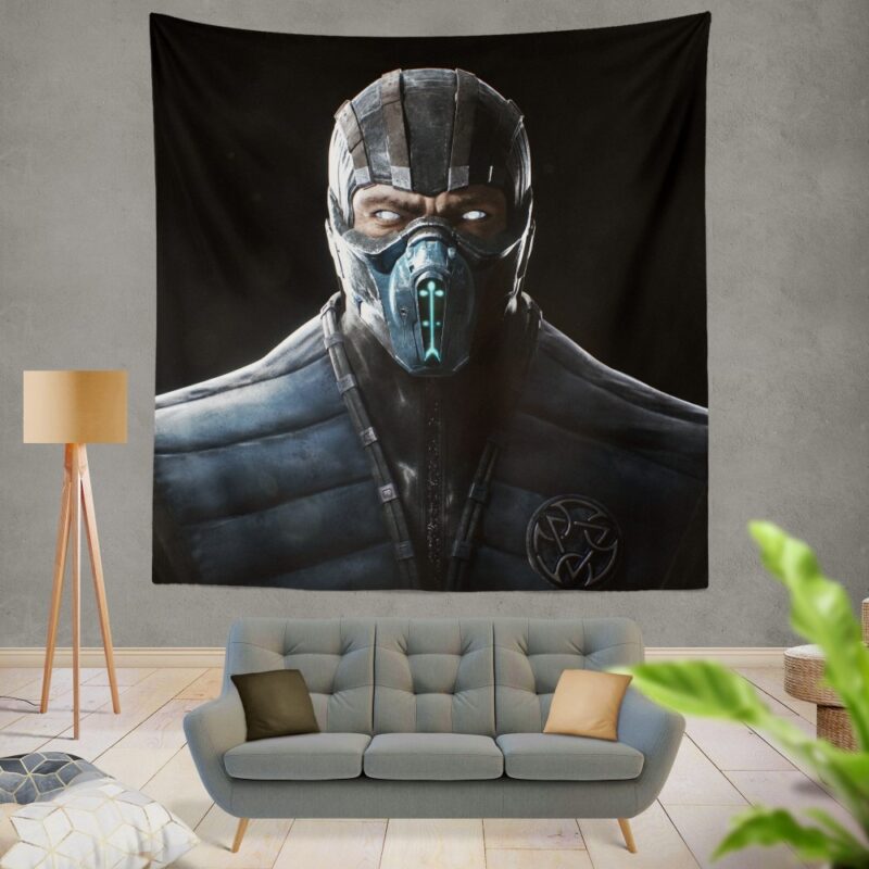 Sub Zero Mortal Kombat x PC Game Wall Hanging Tapestry