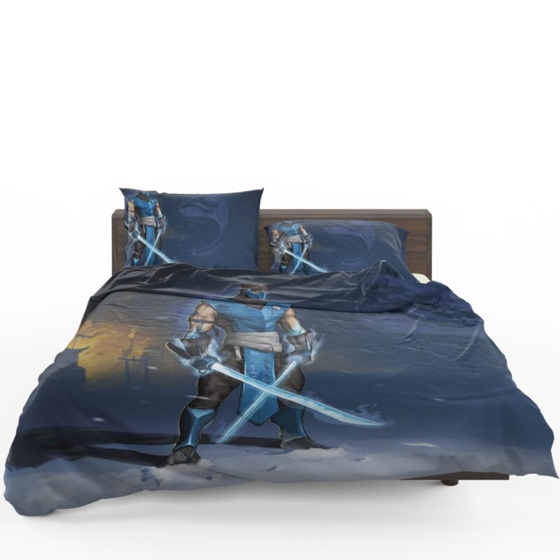 Sub Zero Sword Warrior Mortal Kombat Video Game Bedding Set