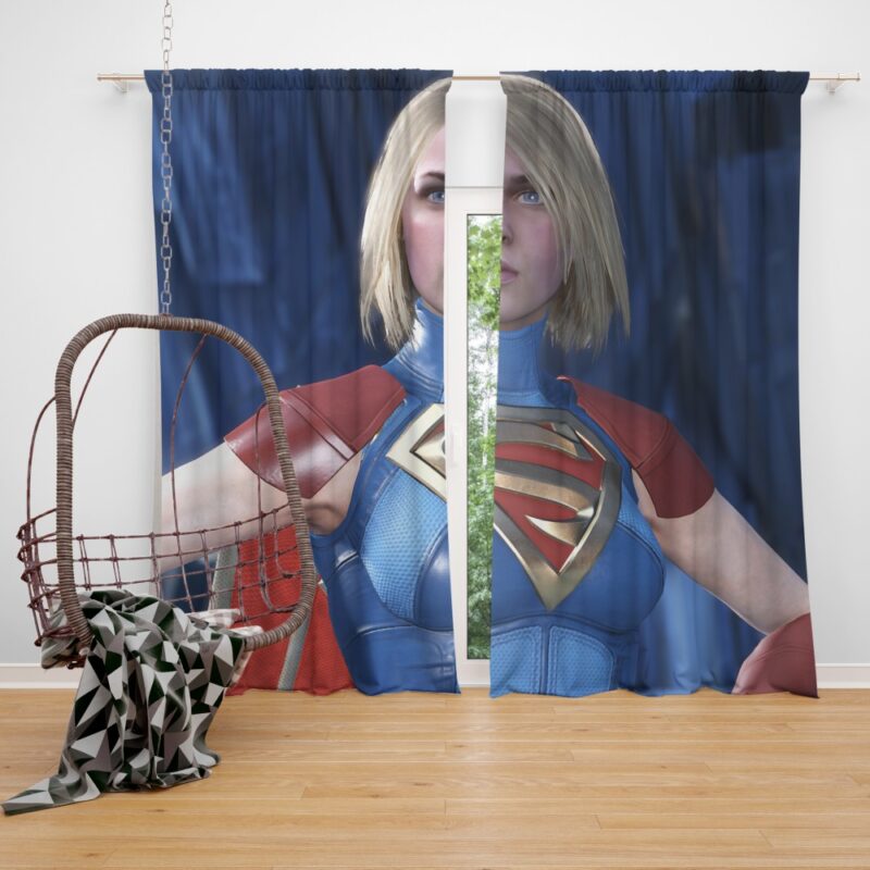 Supergirl DC Comics Injustice Video Game Unreal Engine Curtain