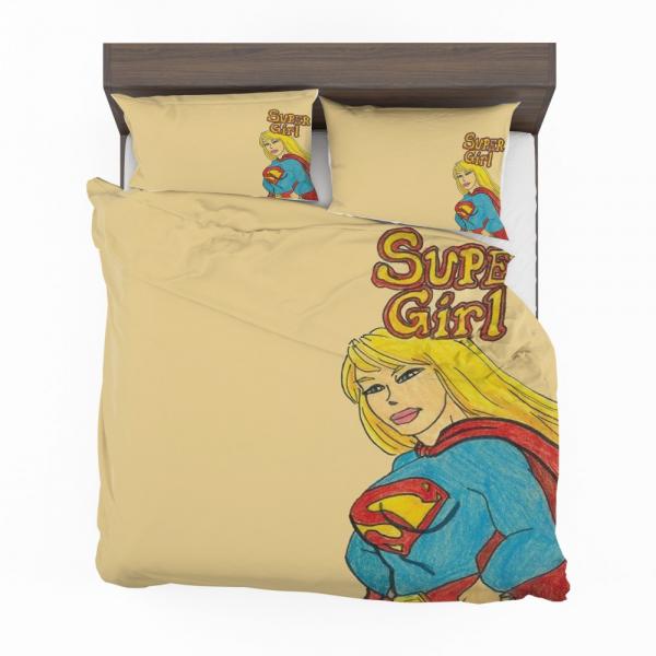 Supergirl DC Comics Kara Zor-El Justice League Bedding Set