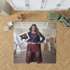 Supergirl Melissa Benoist DC Comics Justice League Rug