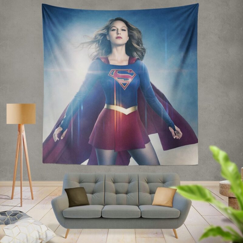 Supergirl TV Show Melissa Benoist DC Comics Wall Hanging Tapestry