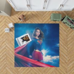 Supergirl TV Show Melissa Benoist Teen Titans Bedroom Living Room Floor Carpet Rug