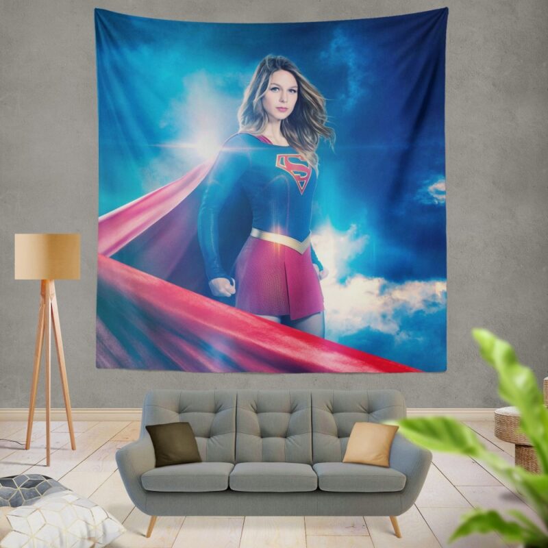 Supergirl TV Show Melissa Benoist Teen Titans Wall Hanging Tapestry