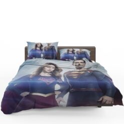 Supergirl and Superman Melissa Benoist Bedding Set
