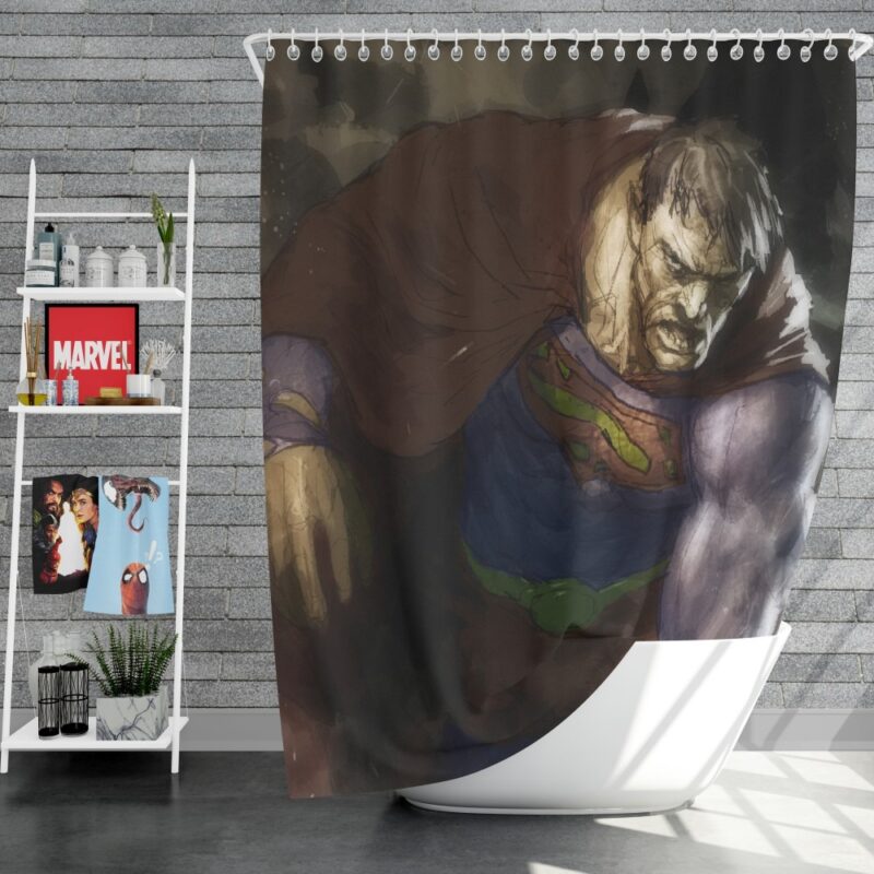 Superman Bizarro DC Universe Shower Curtain