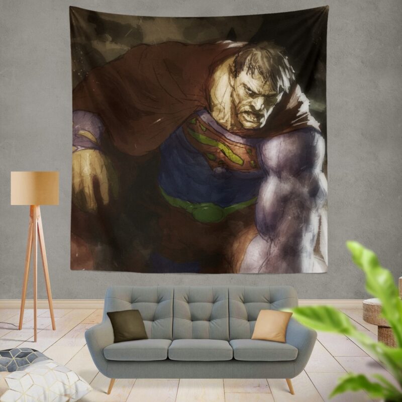 Superman Bizarro DC Universe Wall Hanging Tapestry