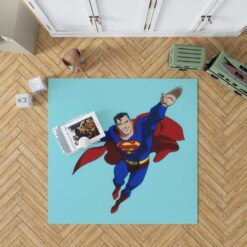 Superman DC Comics Justice League Bedroom Living Room Floor Carpet Rug