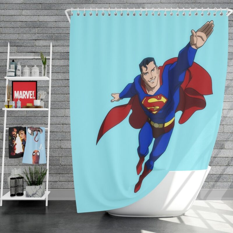 Superman DC Comics Justice League Shower Curtain