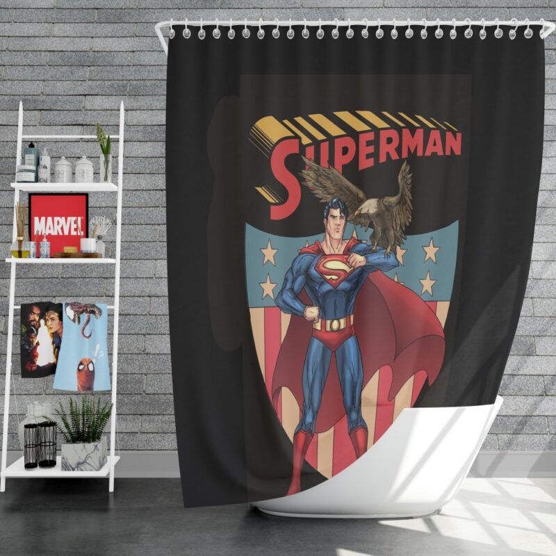 Superman DC Comics Legion of Super-Heroes Shower Curtain