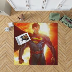 Superman DC Comics Man Of Steel Super Hero Bedroom Living Room Floor Carpet Rug