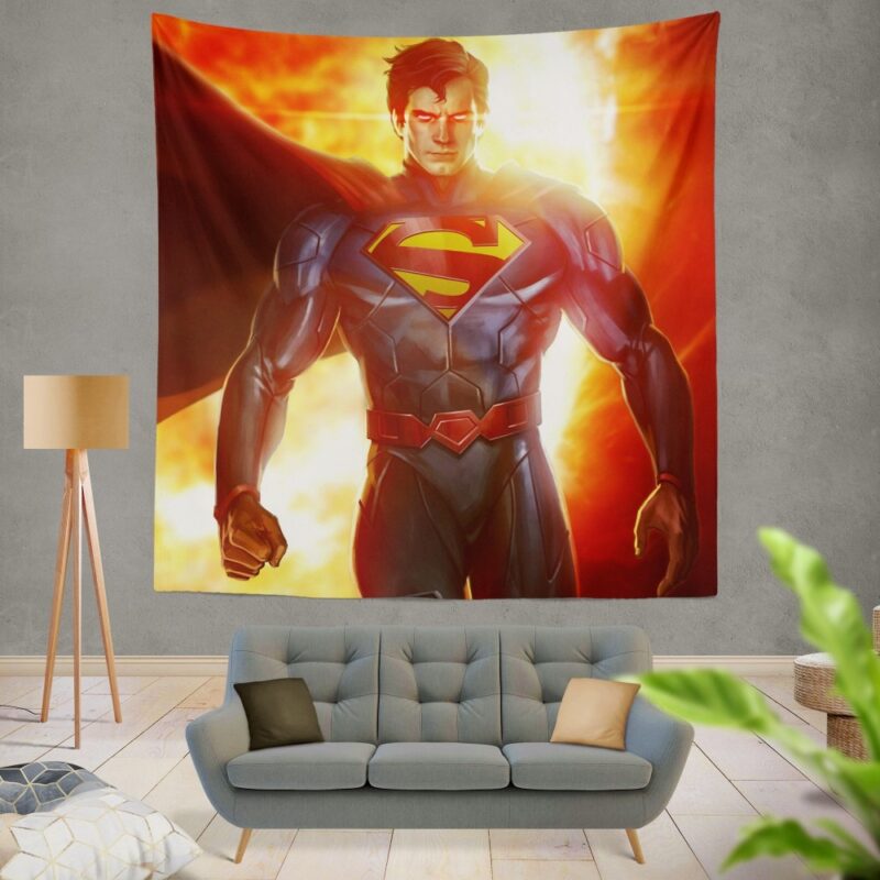 Superman DC Comics Man Of Steel Super Hero Wall Hanging Tapestry