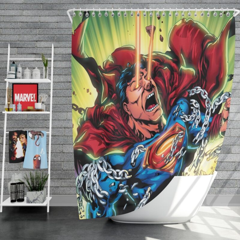 Superman DC Comics Super Hero Man Of Steel Shower Curtain