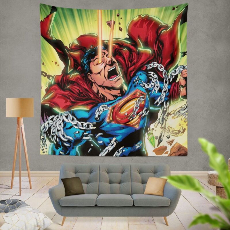 Superman DC Comics Super Hero Man Of Steel Wall Hanging Tapestry