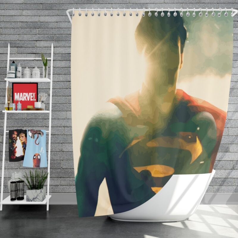 Superman DC Comics Super Hero Shower Curtain