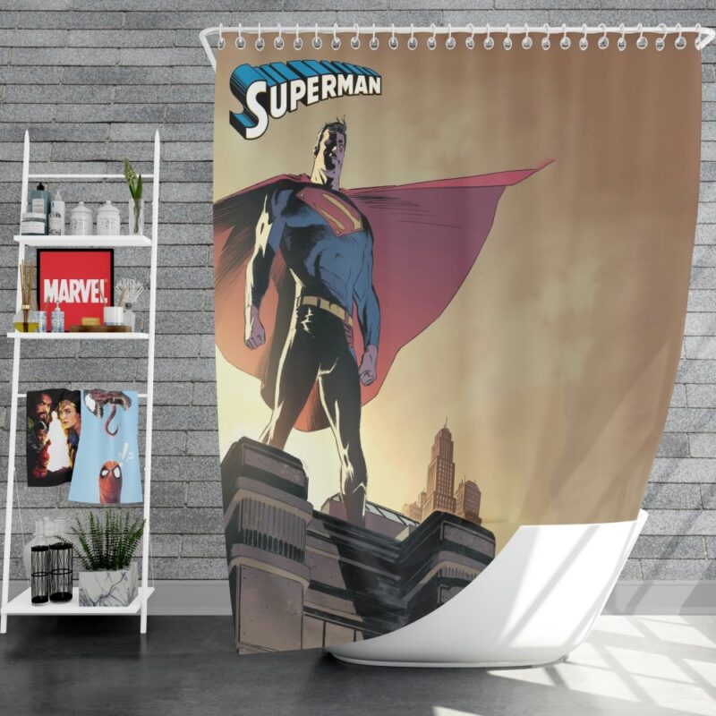 Superman DC Universe Legion of Super-Heroes Shower Curtain