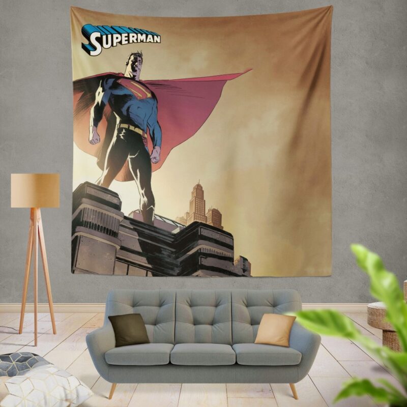 Superman DC Universe Legion of Super-Heroes Wall Hanging Tapestry