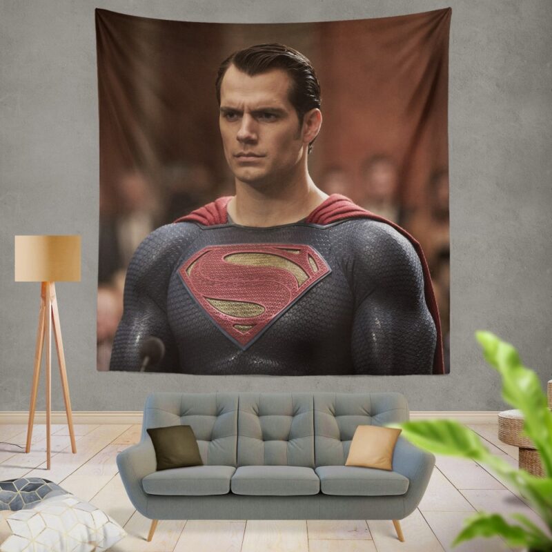 Superman Henry Cavill in Dawn of Justice Tapestry
