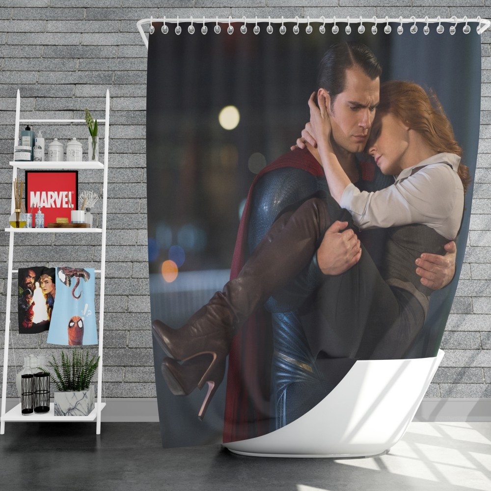 Justice Shower Curtain, Superman Shower Curtain Set
