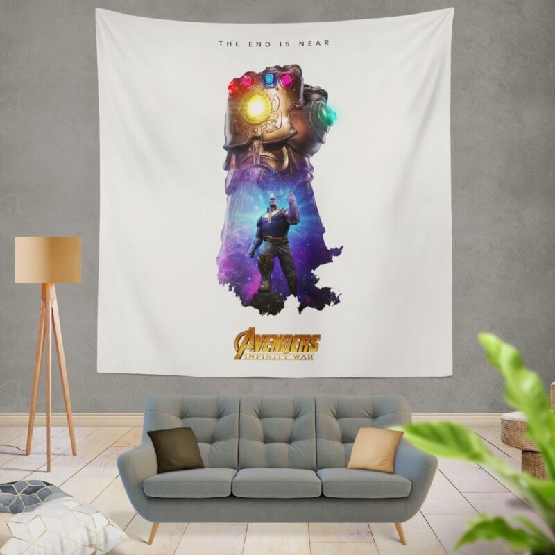 Thanos Gauntlet Marvel Avengers Infinity War Tapestry