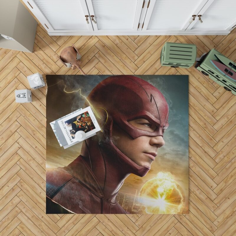 The Flash 2014 TV Show Grant Gustin Barry Allen Rug