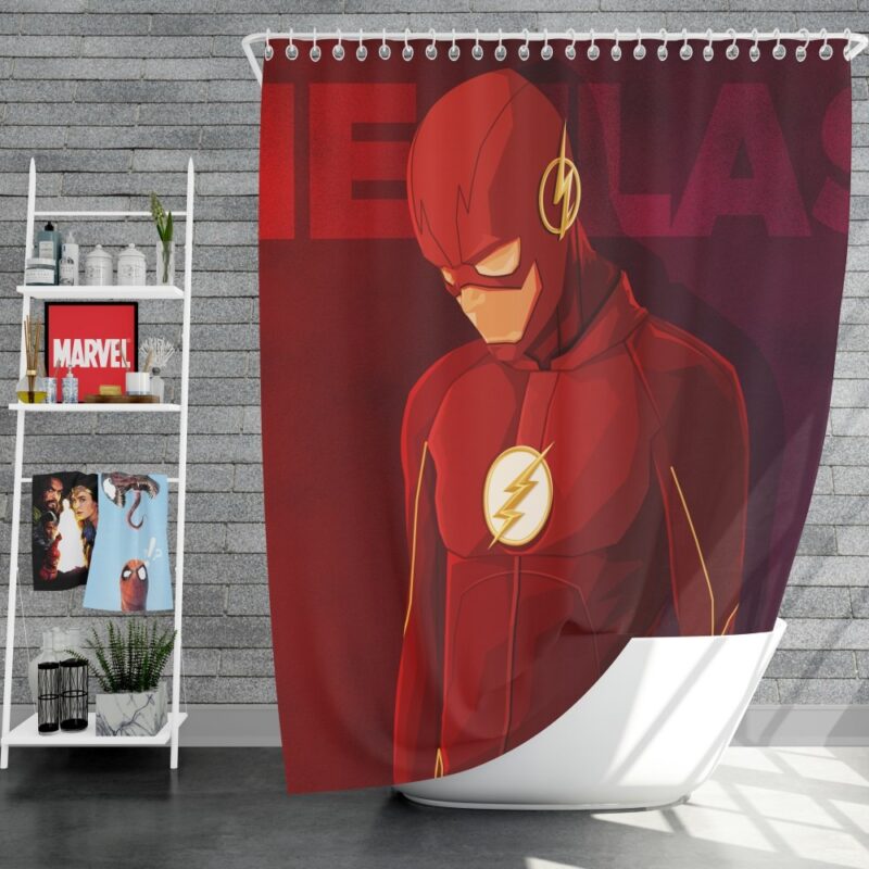 The Flash DC Multiverse Comics Shower Curtain