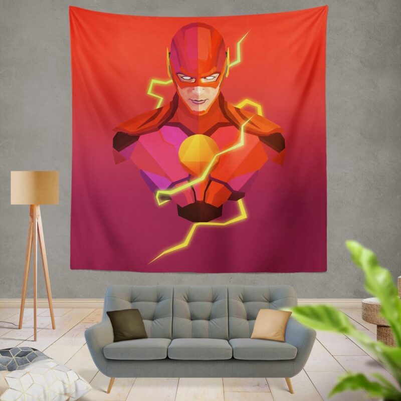 The Flash DC Universe Artwork Wall Hanging Tapestry