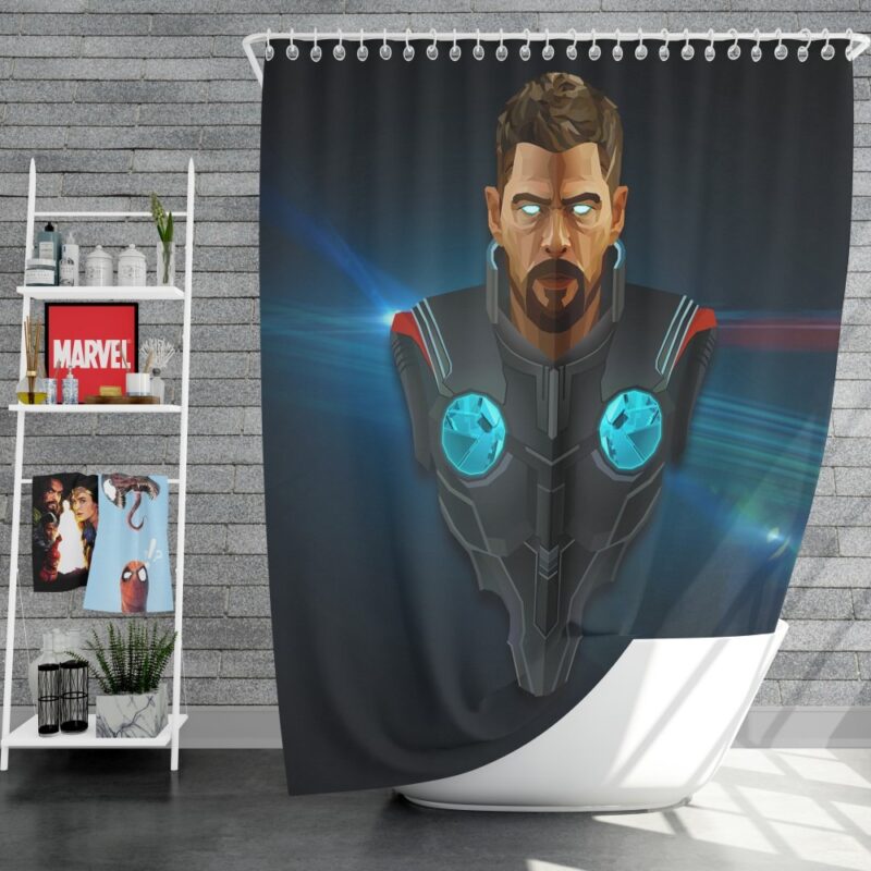 Thor Avengers Infinity War Marvel Comics Shower Curtain