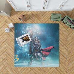 Thor Marvel vs Capcom 3 Fate of Two Worlds Video Game Bedroom Living Room Floor Carpet Rug