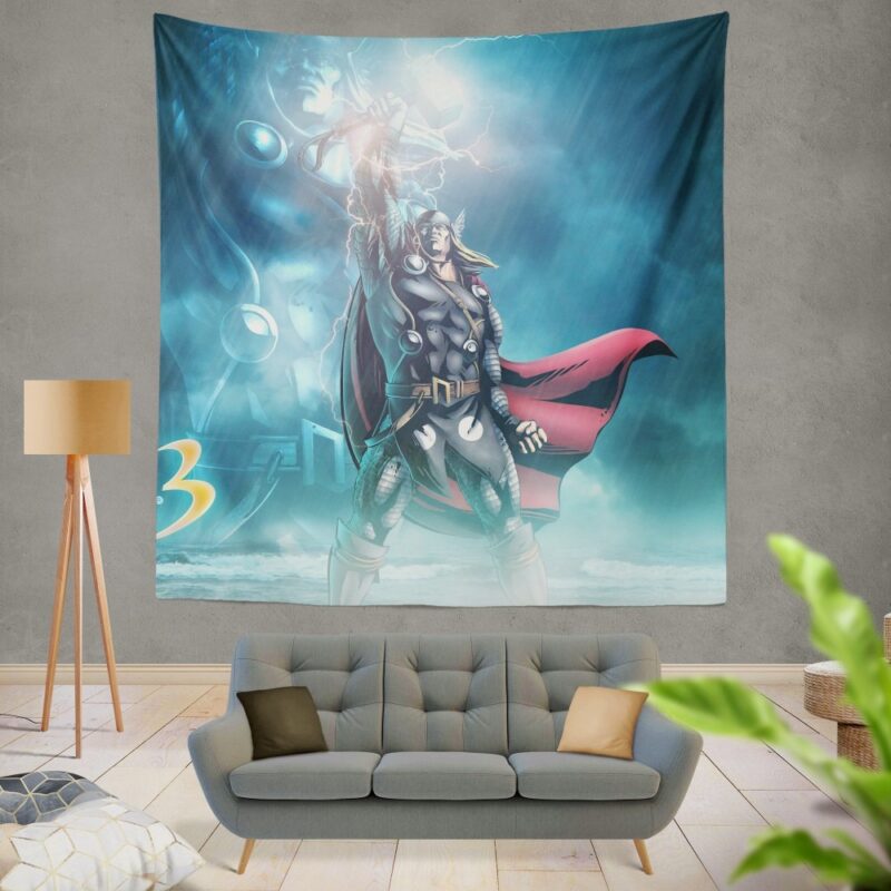 Thor Marvel vs Capcom 3 Fate of Two Worlds Tapestry