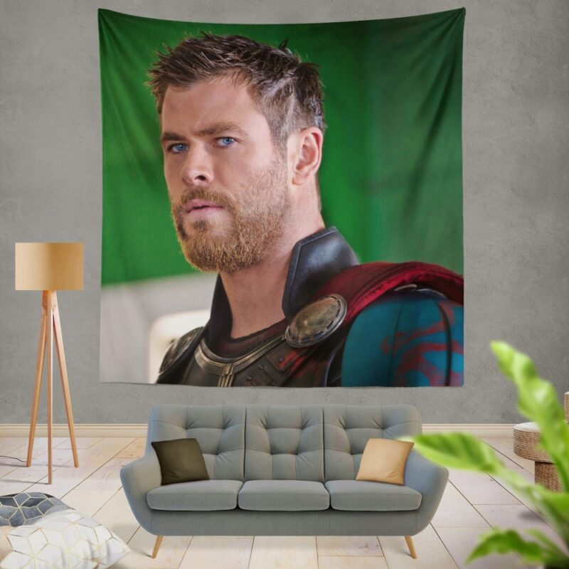 Thor Ragnarok Avengers Unity Squad Chris Hemsworth Tapestry