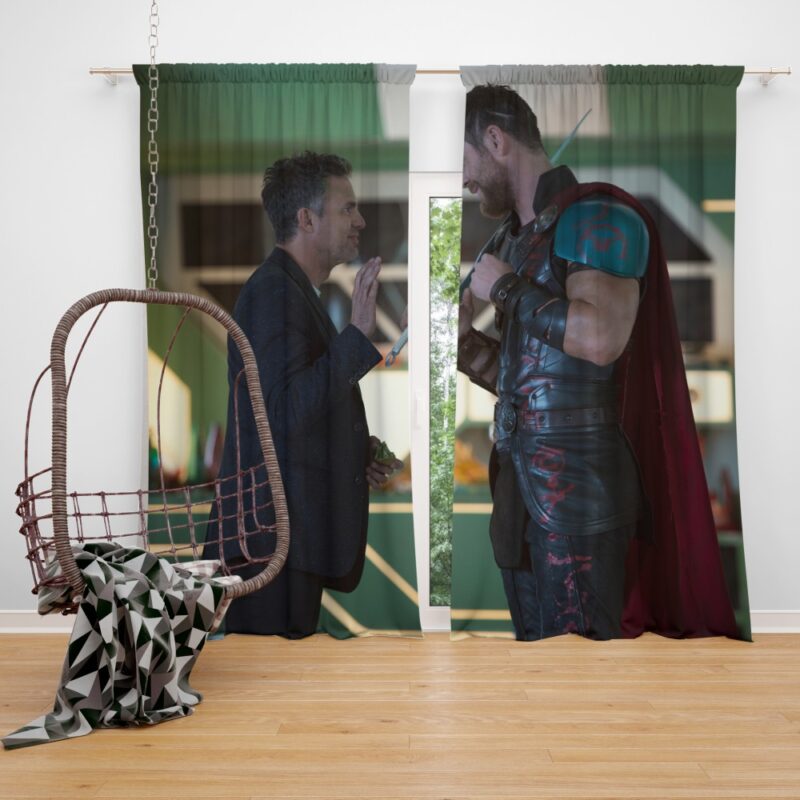 Thor Ragnarok Movie Mark Ruffalo Bruce Banner Curtain