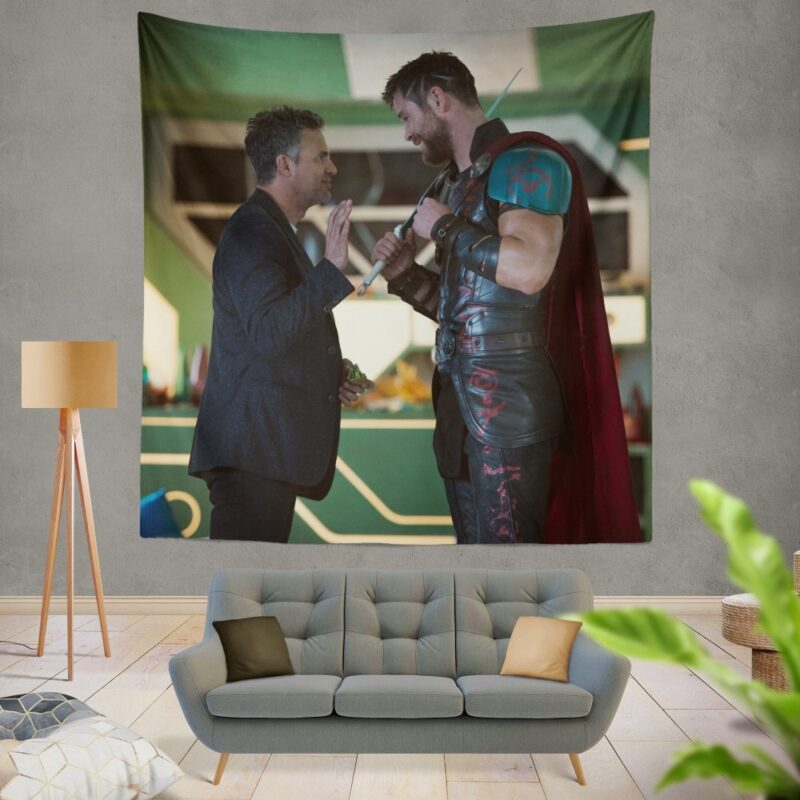 Thor Ragnarok Mark Ruffalo Chris Hemsworth Tapestry