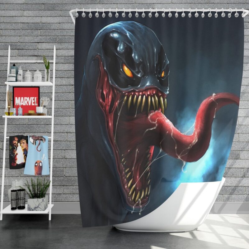 Venom Comics Sinister Six Marvel Shower Curtain