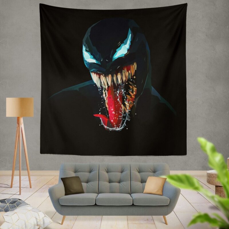 Venom Comics Symbiote Imperium Marvel Wall Hanging Tapestry