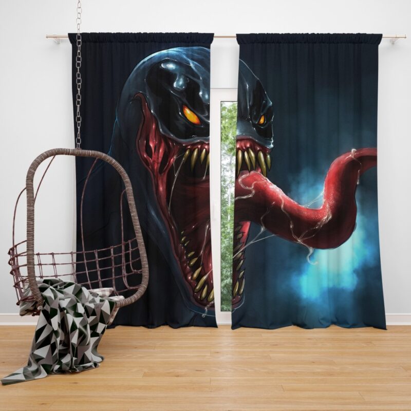 Venom Comics The Alien Costume Bedroom Window Curtain