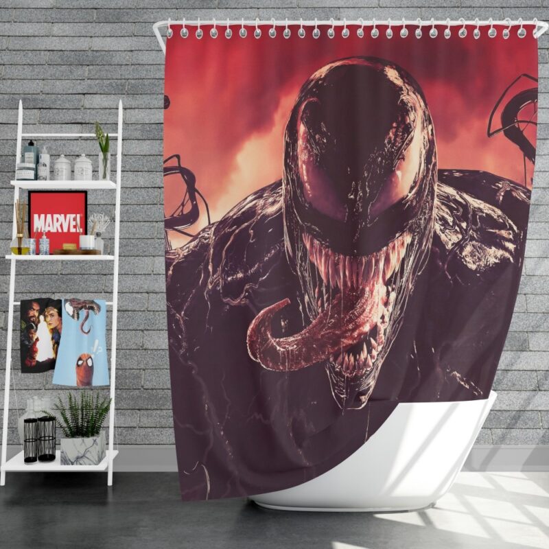 Venom Marvel Comics Kree Empire Shower Curtain