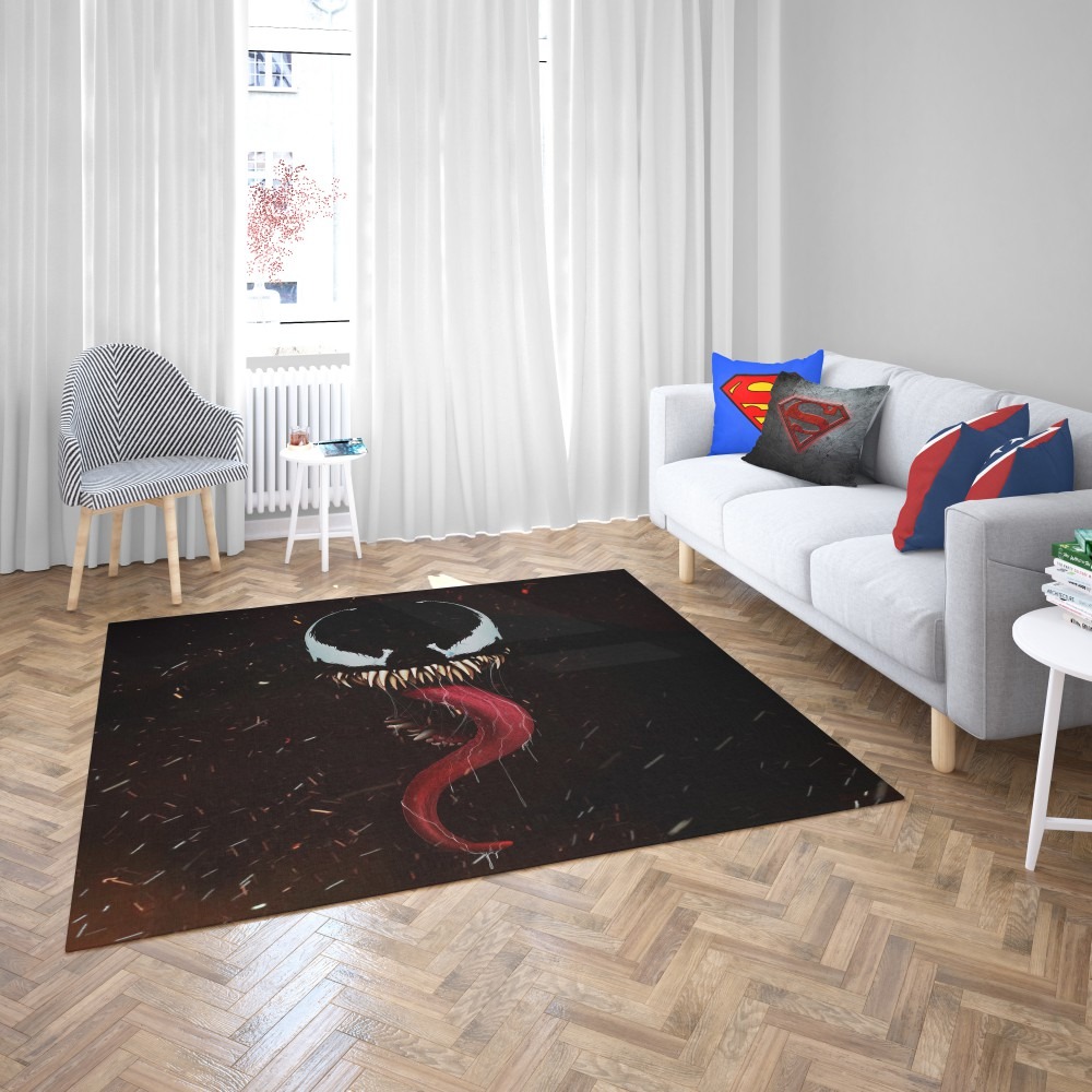 Marvel DC Comics Velboa Floor Rug Carpet Living Room Kitchen Non-slip Mat && 