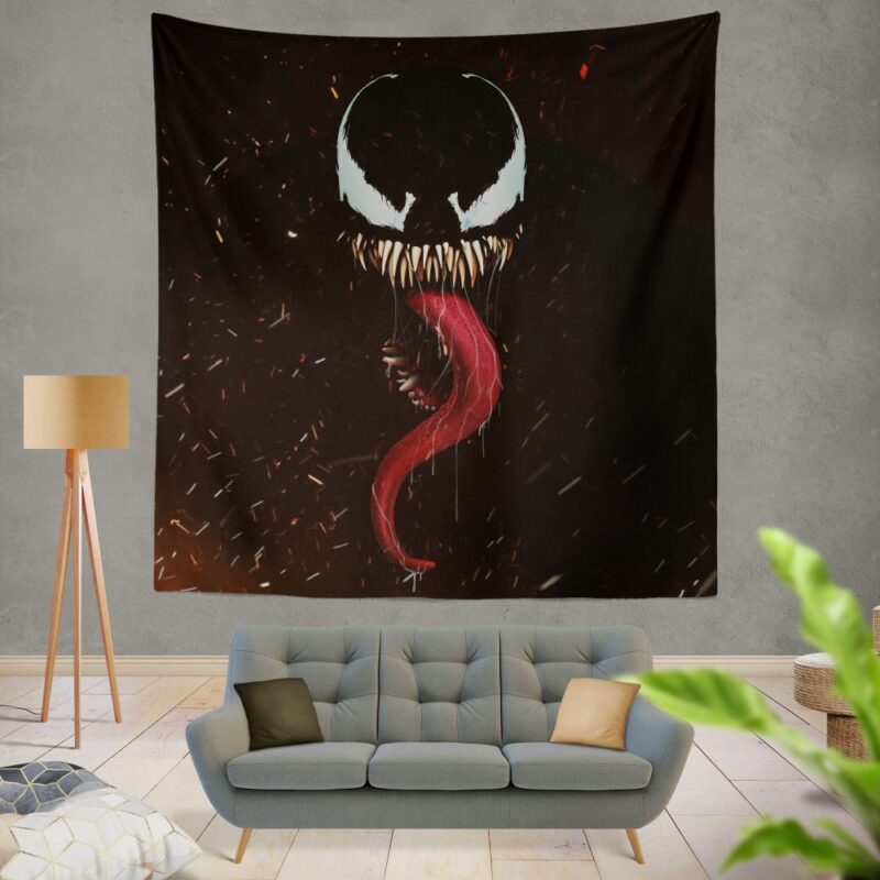 Venom Marvel Comics Symbiote Wall Hanging Tapestry