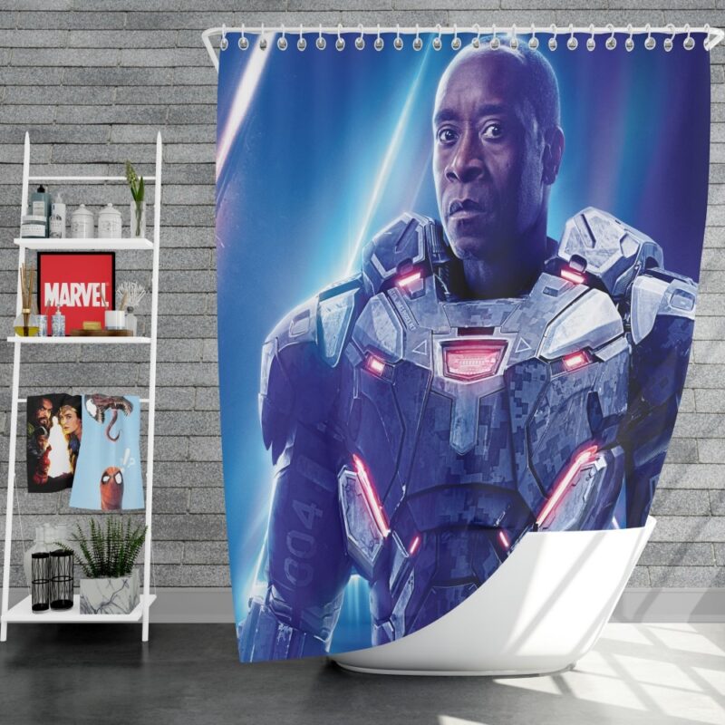 War Machine Avengers Infinity War Movie Shower Curtain