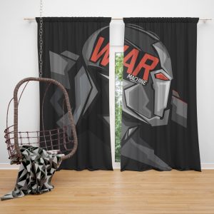 War Machine Marvel MCU Avengers Bedroom Window Curtain