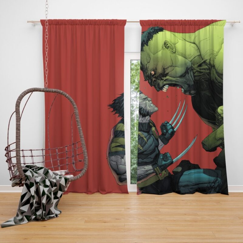 Wolverine Comics Post mortem and legacy Bedroom Window Curtain