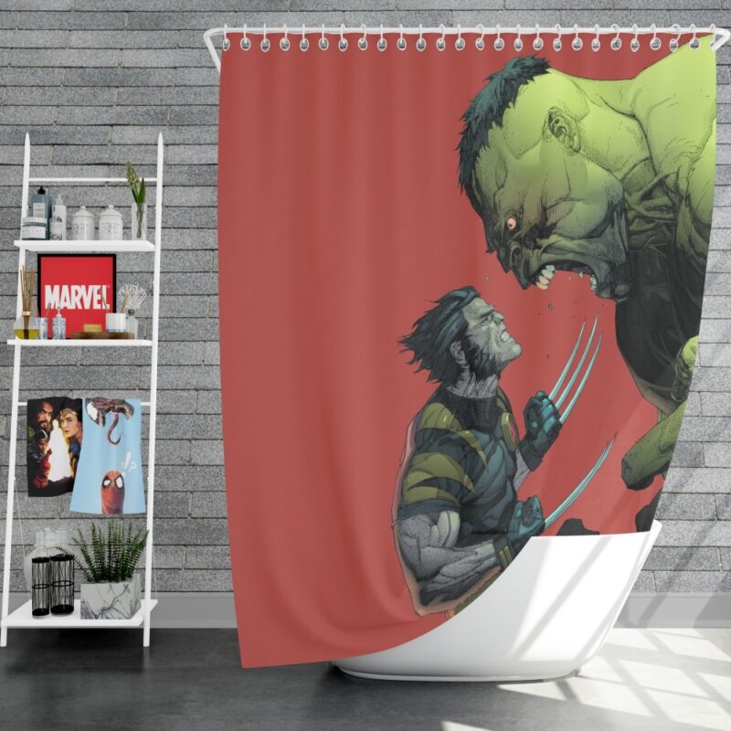 Wolverine Comics Post mortem and legacy Shower Curtain