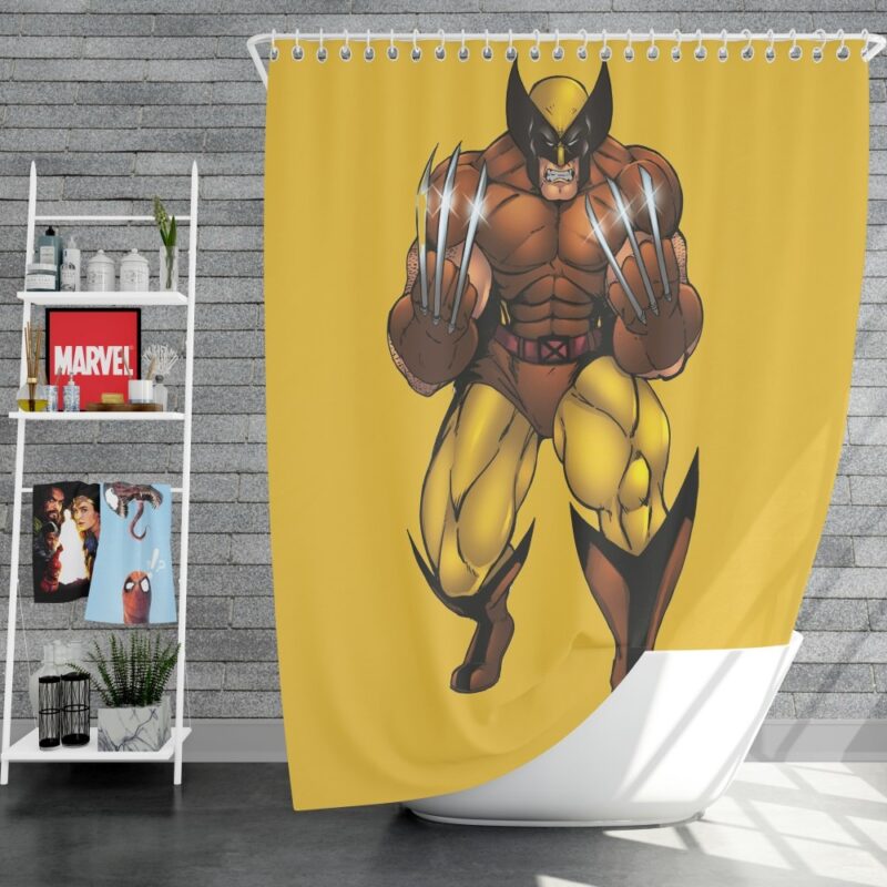 Wolverine Comics X-Force Shower Curtain