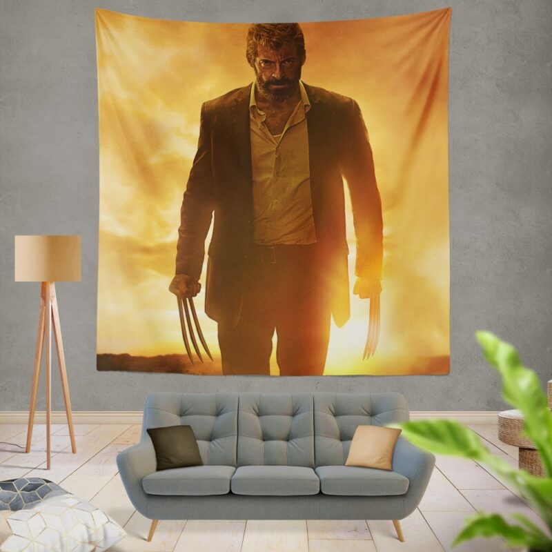 Wolverine Logan Movie Hugh Jackman New Avengers Wall Hanging Tapestry