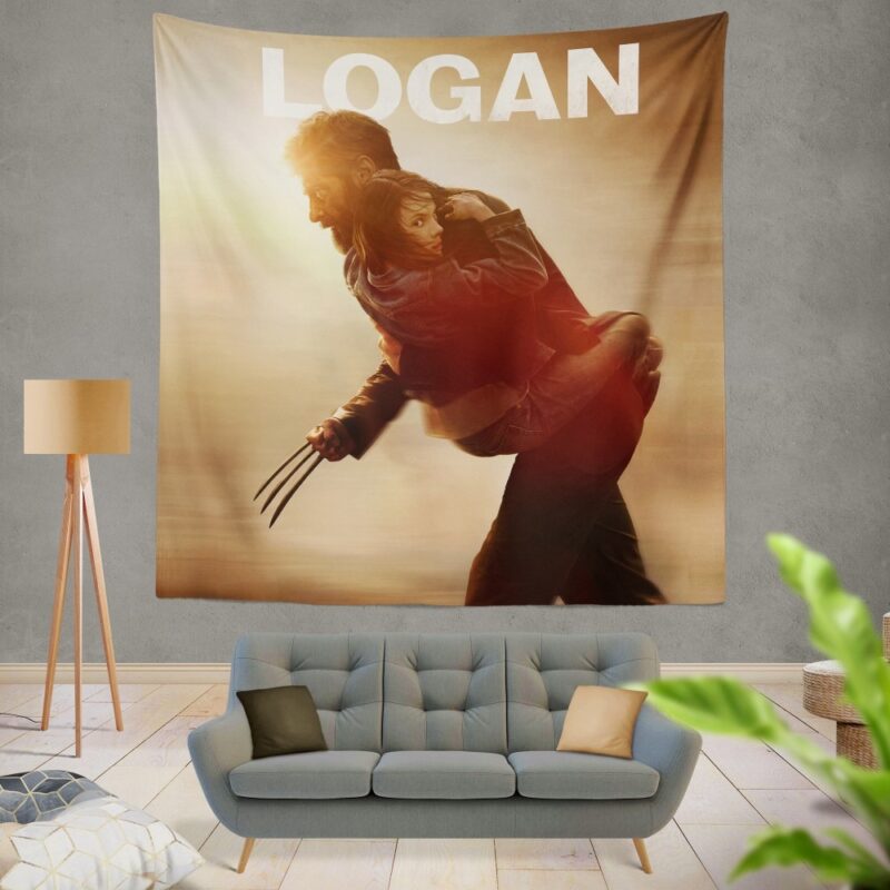 Wolverine Logan Movie Hugh Jackman Wall Hanging Tapestry
