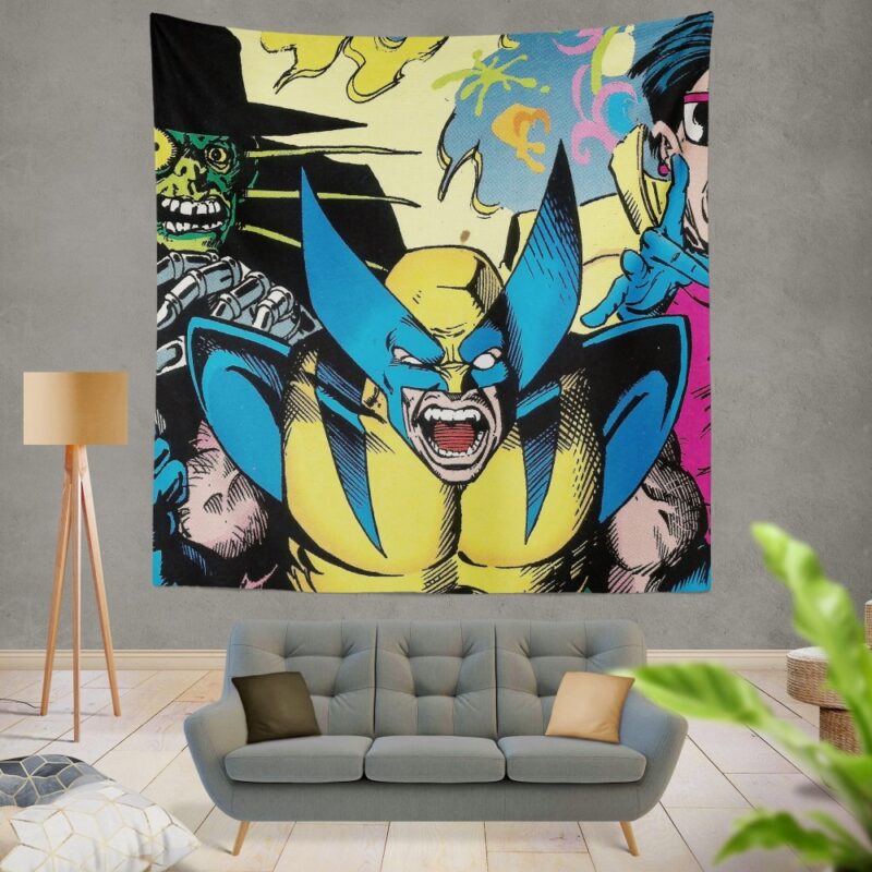 Wolverine Marvel Comics Avengers Unity Squad Wall Hanging Tapestry