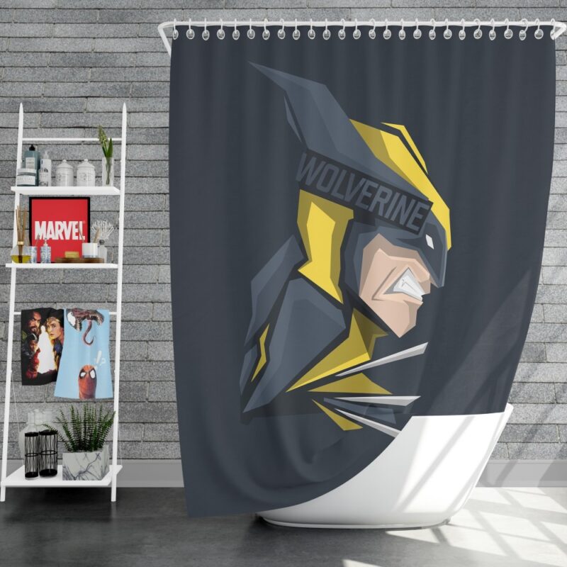Wolverine Marvel Comics Hunt for Wolverine Shower Curtain