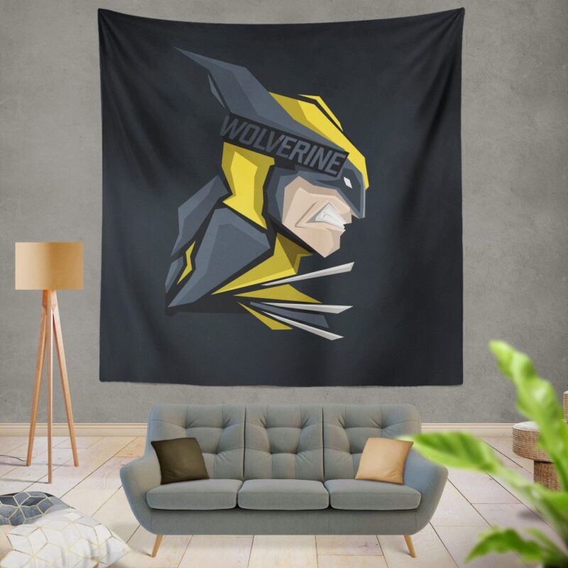 Wolverine Marvel Comics Hunt for Wolverine Wall Hanging Tapestry
